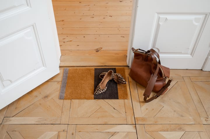 Stripes paillasson horizontal, Dijon-brown-sand, 40x60 cm tica copenhagen