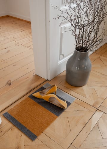 Stripes paillasson horizontal - Dijon-brown-sand, 40x60 cm - tica copenhagen