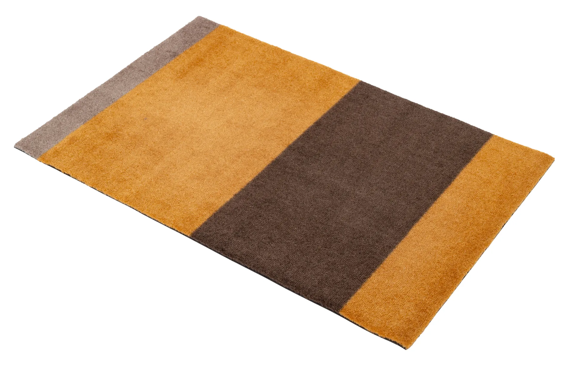 Stripes paillasson horizontal, Dijon-brown-sand, 60x90 cm tica copenhagen