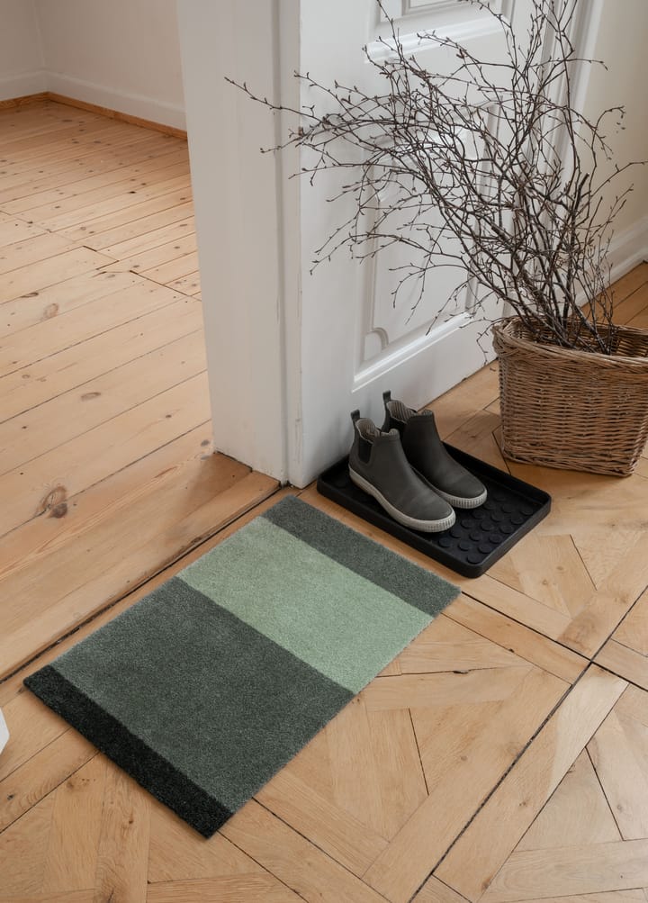 Stripes paillasson horizontal, Green, 40x60 cm tica copenhagen