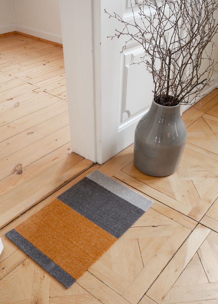 Stripes paillasson horizontal, Grey-grey-dijon, 40x60 cm tica copenhagen