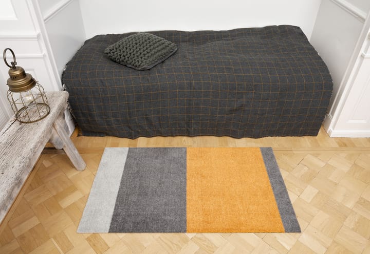 Stripes paillasson horizontal, Grey-grey-dijon, 60x90 cm tica copenhagen