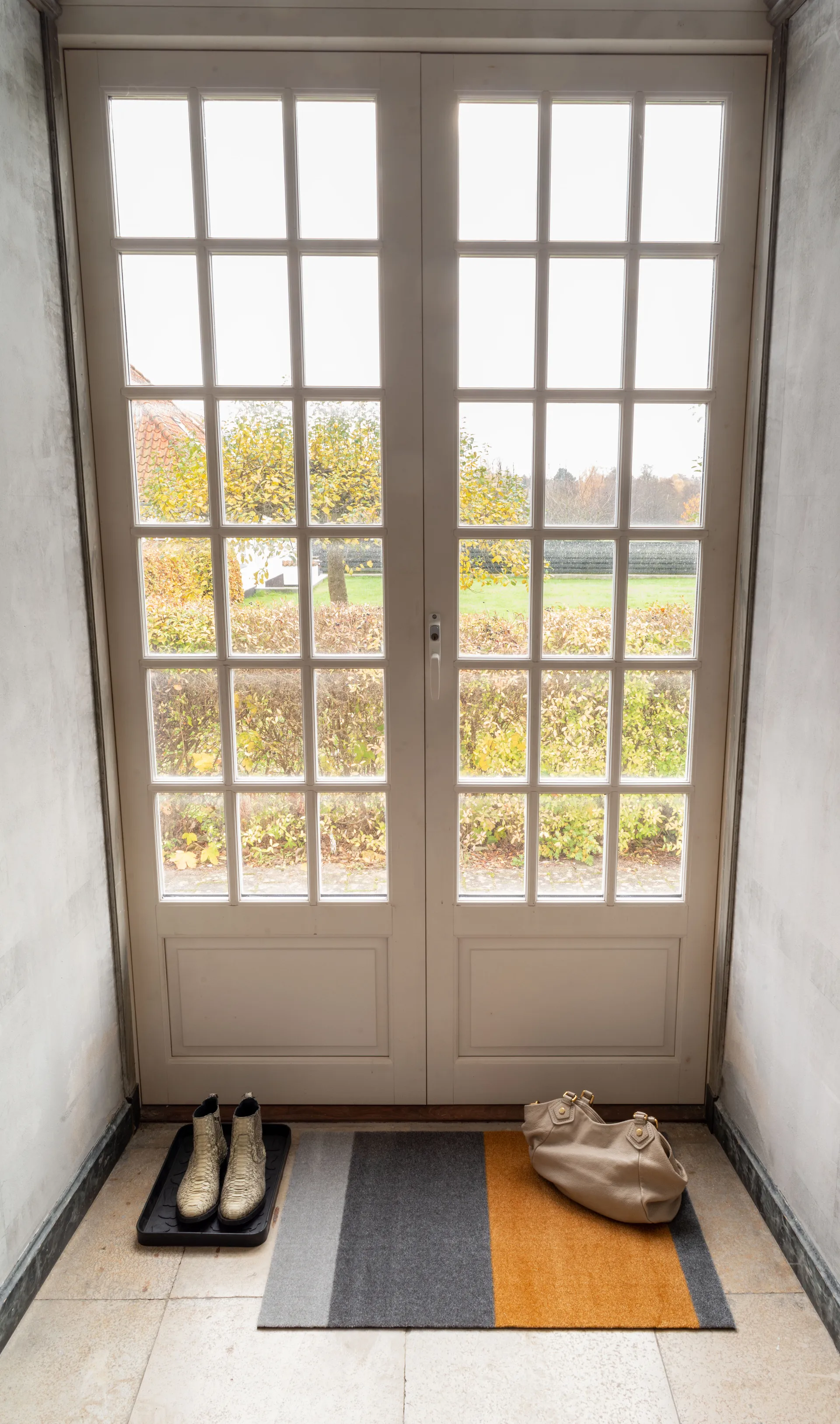 Stripes paillasson horizontal, Grey-grey-dijon, 60x90 cm tica copenhagen