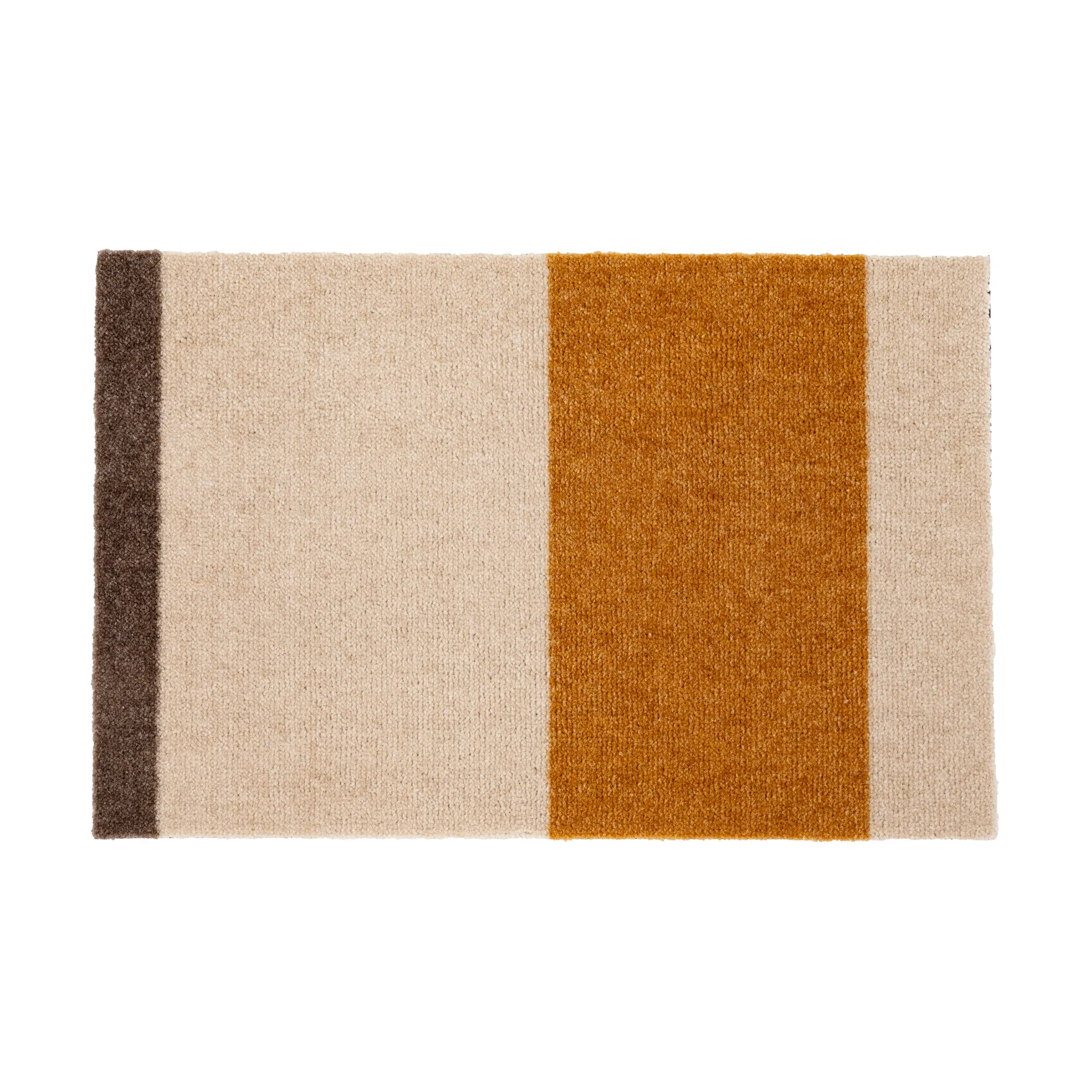 Stripes paillasson horizontal, Ivory-dijon-brown, 40x60 cm tica copenhagen