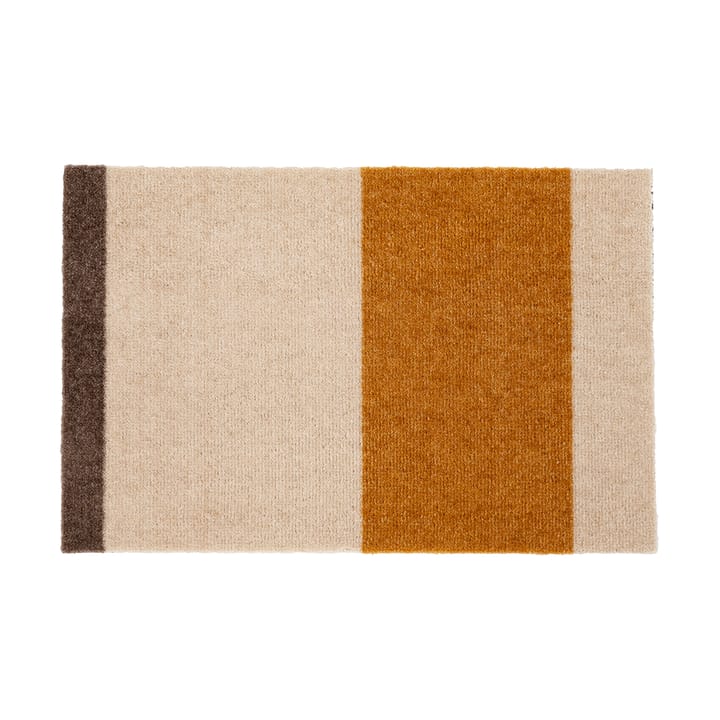 Stripes paillasson horizontal - Ivory-dijon-brown, 40x60 cm - Tica copenhagen