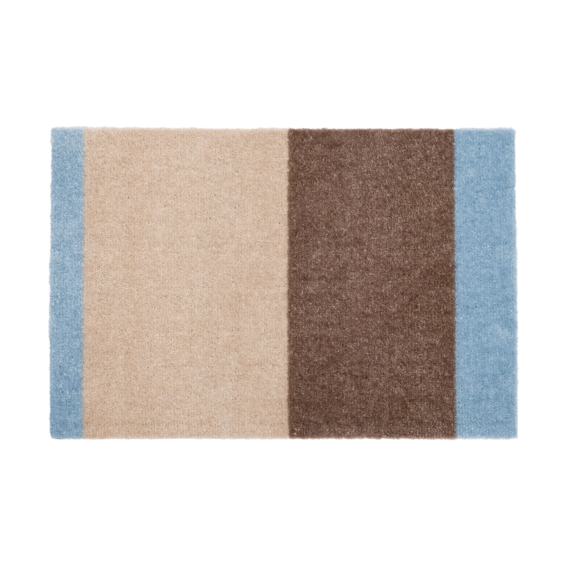 Stripes paillasson horizontal, Ivory-sand-blue, 40x60 cm tica copenhagen