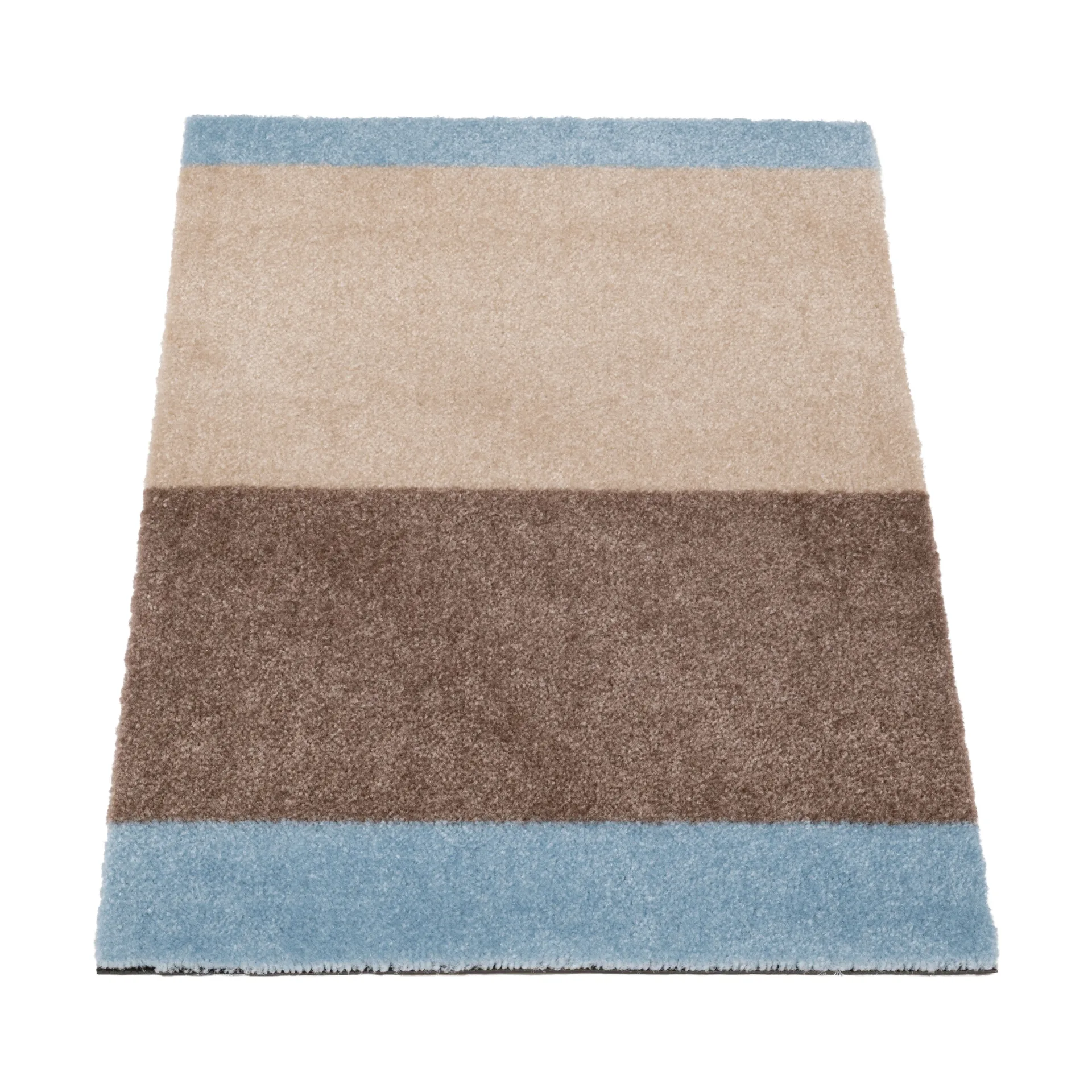 Stripes paillasson horizontal, Ivory-sand-blue, 40x60 cm tica copenhagen