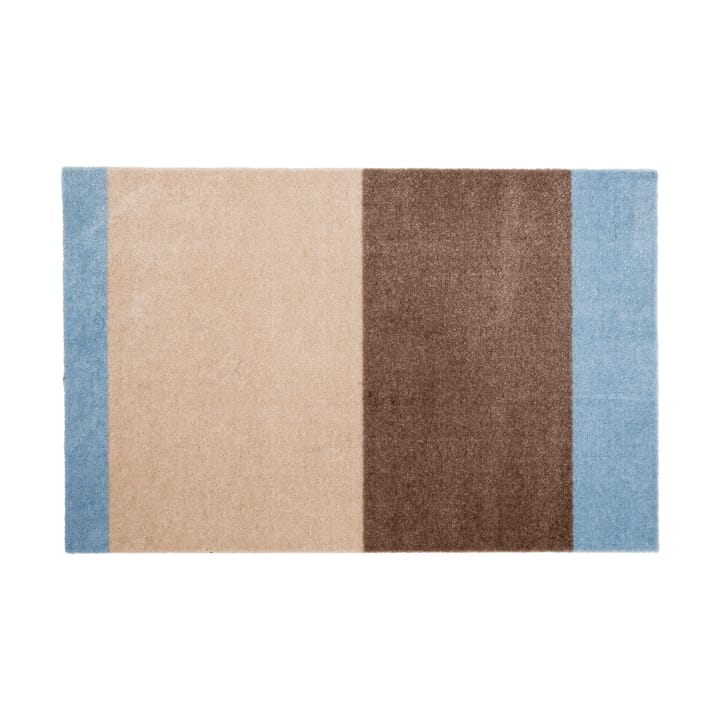 Stripes paillasson horizontal - Ivory-sand-blue, 60x90 cm - Tica copenhagen