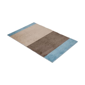 Stripes paillasson horizontal - Ivory-sand-blue, 60x90 cm - tica copenhagen