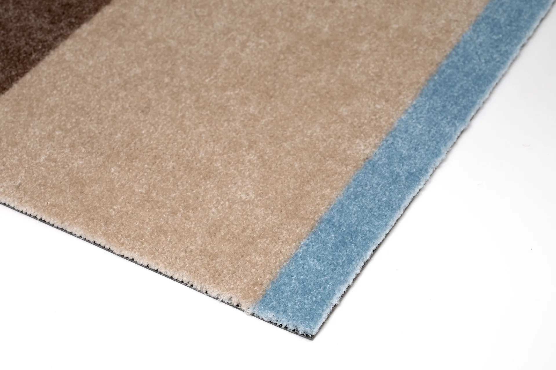 Stripes paillasson horizontal, Ivory-sand-blue, 60x90 cm tica copenhagen