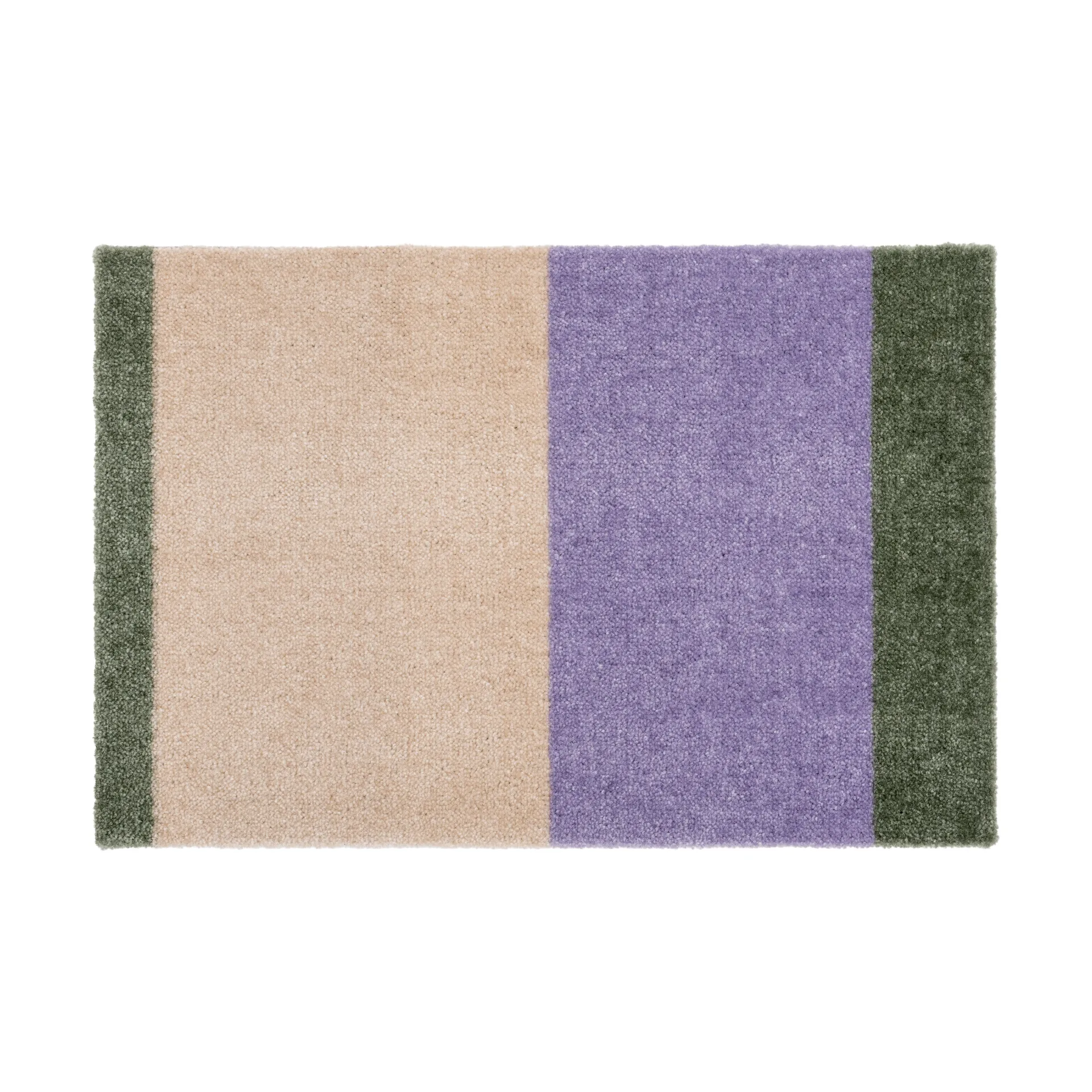 Stripes paillasson horizontal, Lilac-ivory-green, 40x60 cm tica copenhagen