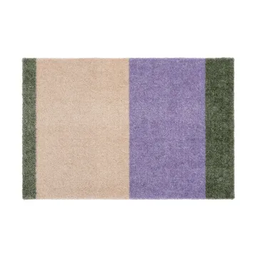 Stripes paillasson horizontal - Lilac-ivory-green, 40x60 cm - tica copenhagen