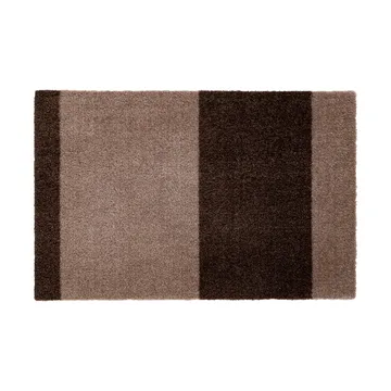 Stripes paillasson horizontal - Sand-brown, 40x60 cm - tica copenhagen