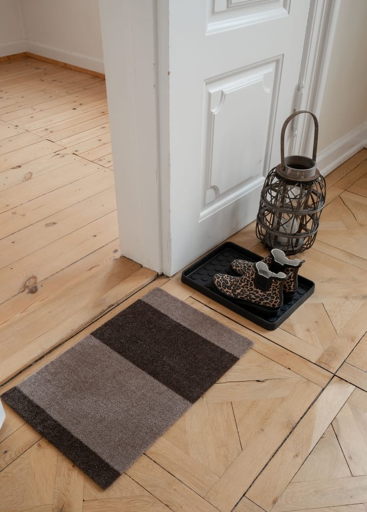 Stripes paillasson horizontal, Sand-brown, 40x60 cm tica copenhagen