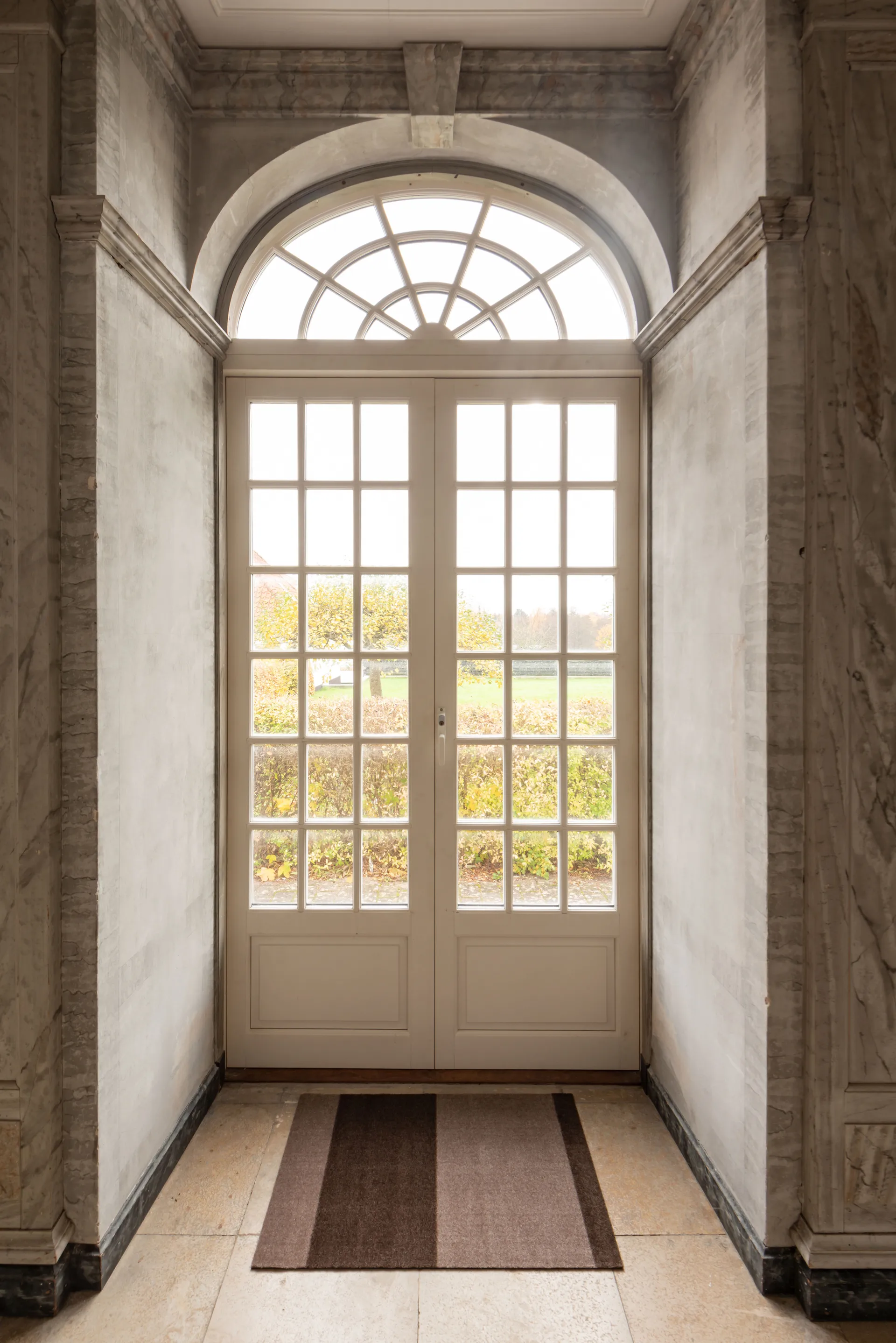 Stripes paillasson horizontal, Sand-brown, 60x90 cm tica copenhagen