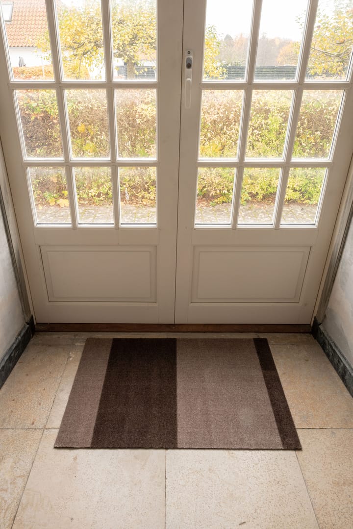 Stripes paillasson horizontal, Sand-brown, 60x90 cm tica copenhagen