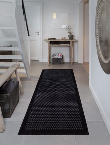 Tapis de couloir Dots - Black, 90x200 cm - tica copenhagen