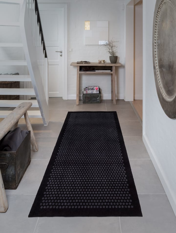 Tapis de couloir Dots - Black, 90x200 cm - tica copenhagen