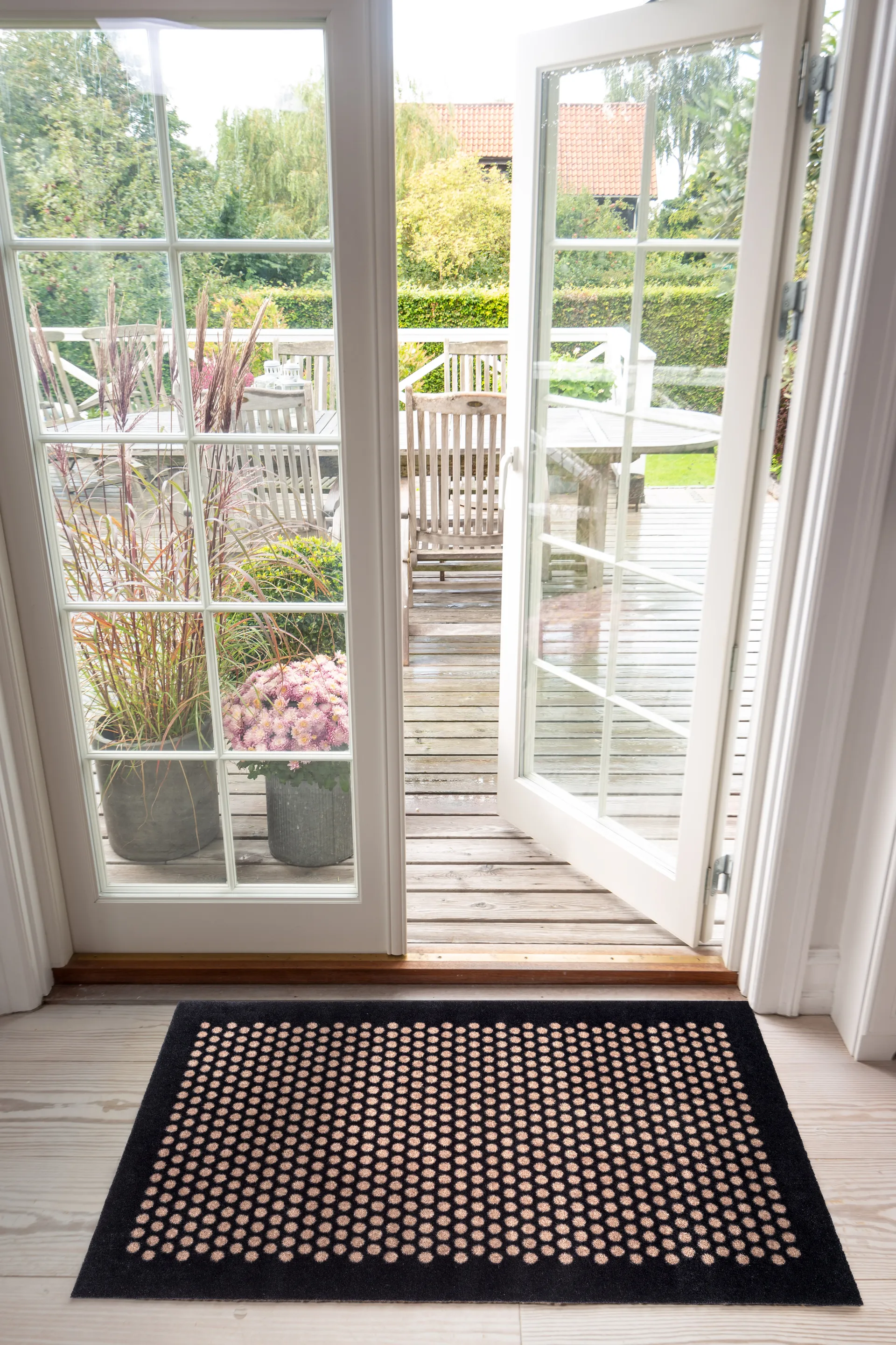 Tapis de couloir Dots, Black-sand, 67x120 cm tica copenhagen