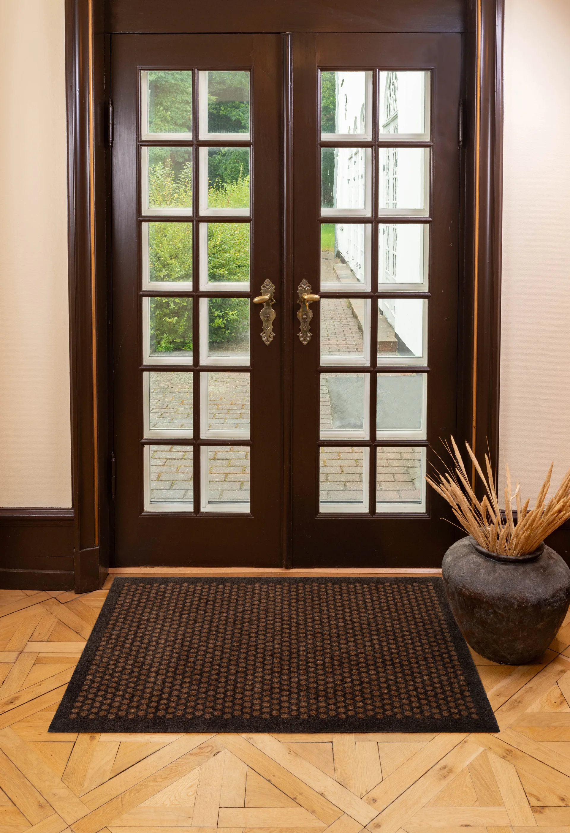 Tapis de couloir Dots, Cognac-brown, 90x130 cm tica copenhagen