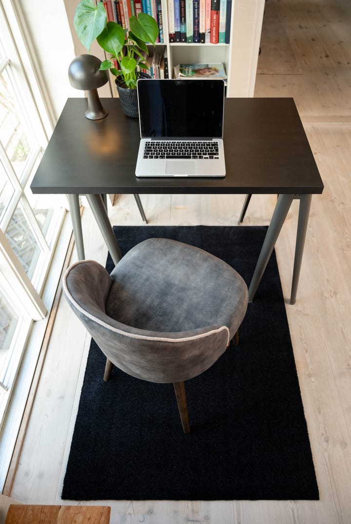 Tapis de couloir Unicolor, Black, 90x130 cm tica copenhagen