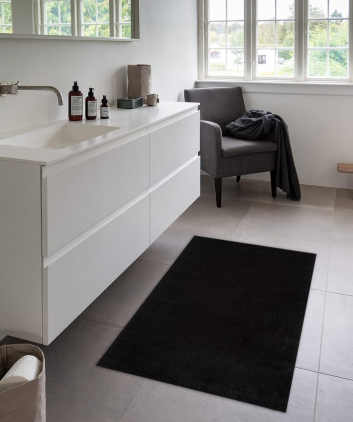 Tapis de couloir Unicolor, Black, 90x130 cm tica copenhagen