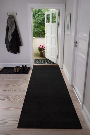 Tapis de couloir Unicolor - Black, 90x200 cm - tica copenhagen