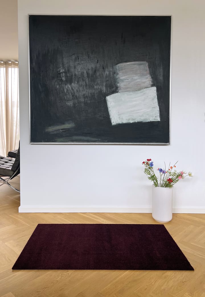 Tapis de couloir Unicolor, Bordeaux, 90x130 cm tica copenhagen