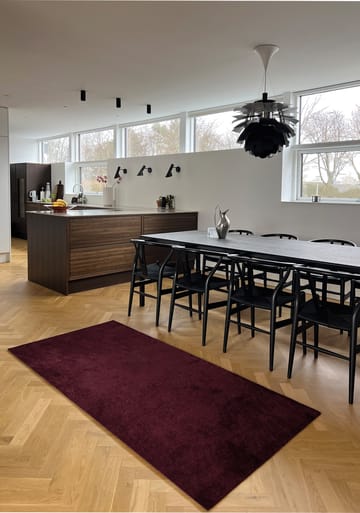 Tapis de couloir Unicolor - Bordeaux, 90x200 cm - tica copenhagen