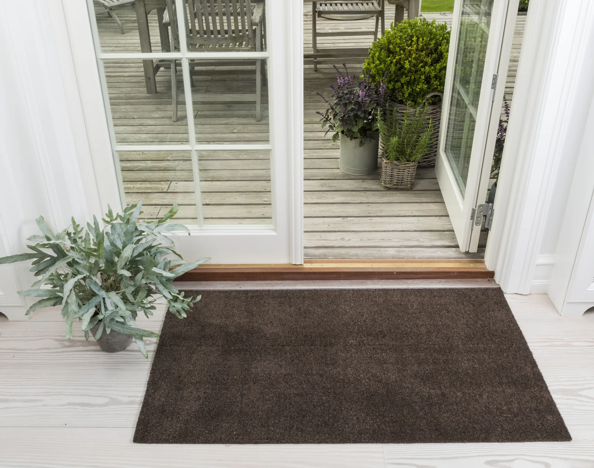 Tapis de couloir Unicolor, Brown, 67x120 cm tica copenhagen