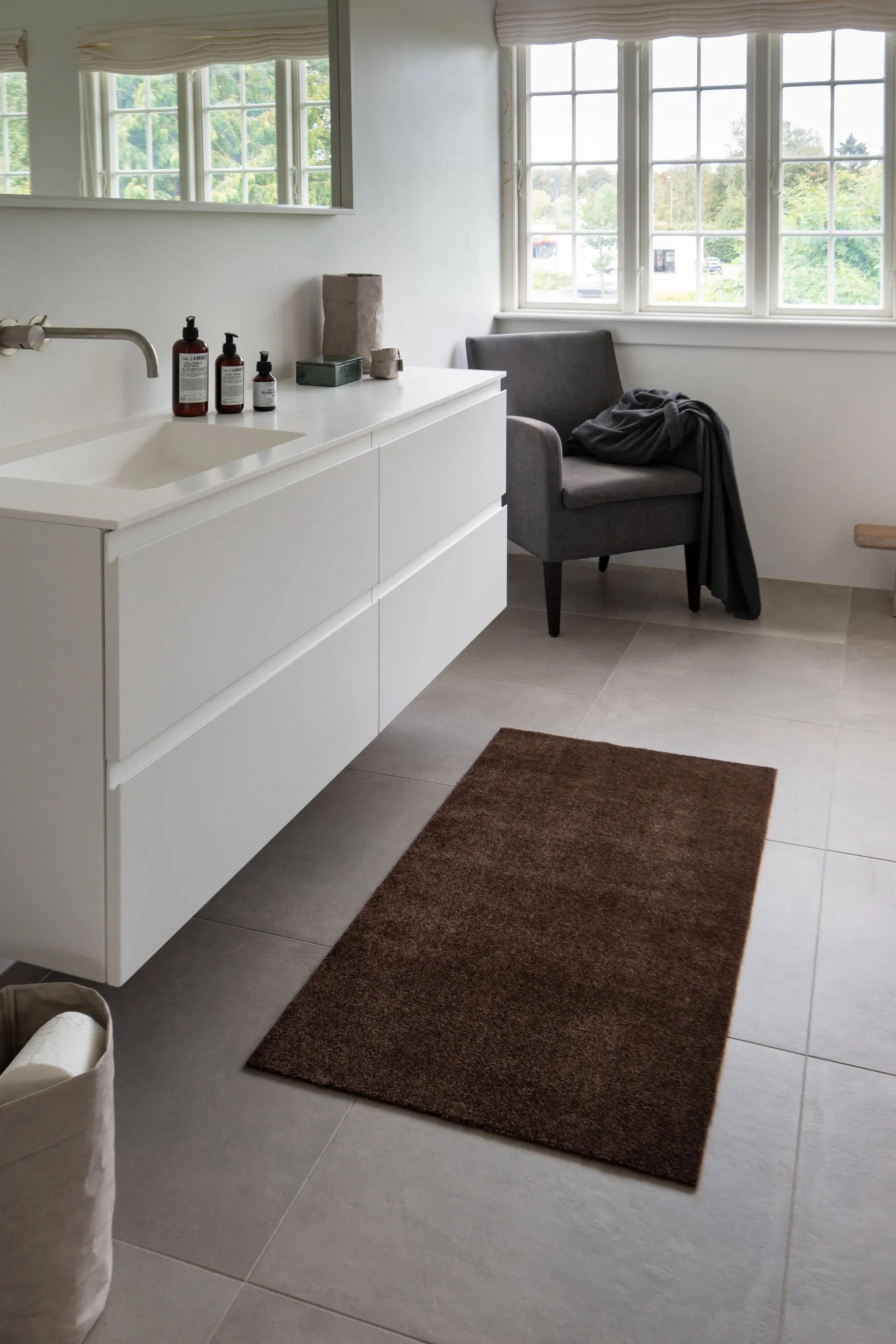 Tapis de couloir Unicolor, Brown, 67x120 cm tica copenhagen