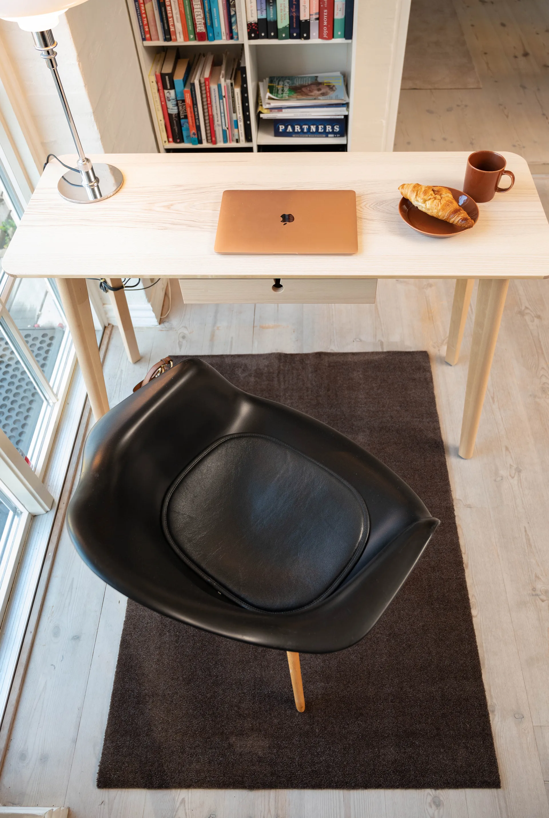 Tapis de couloir Unicolor, Brown, 90x130 cm tica copenhagen