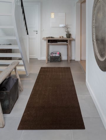 Tapis de couloir Unicolor - Brown, 90x200 cm - tica copenhagen