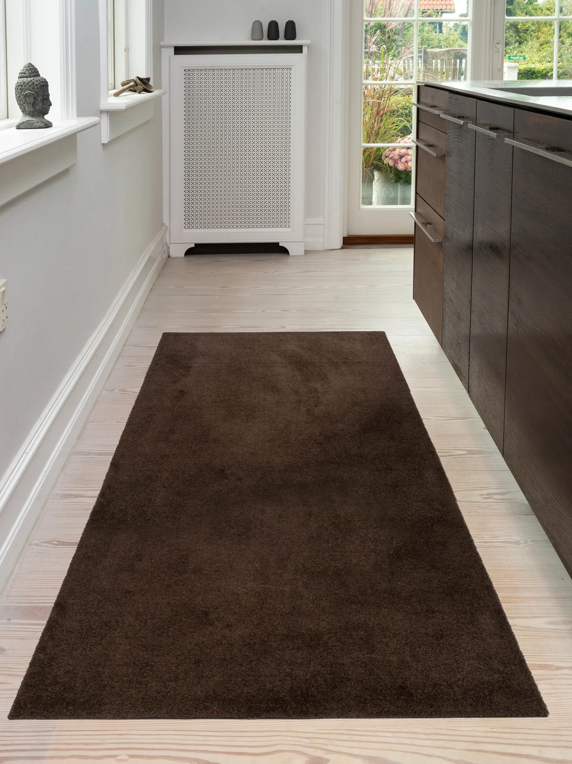 Tapis de couloir Unicolor, Brown, 90x200 cm tica copenhagen