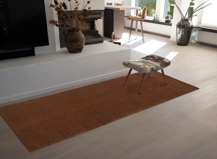 Tapis de couloir Unicolor - Cognac, 100x300 cm - tica copenhagen