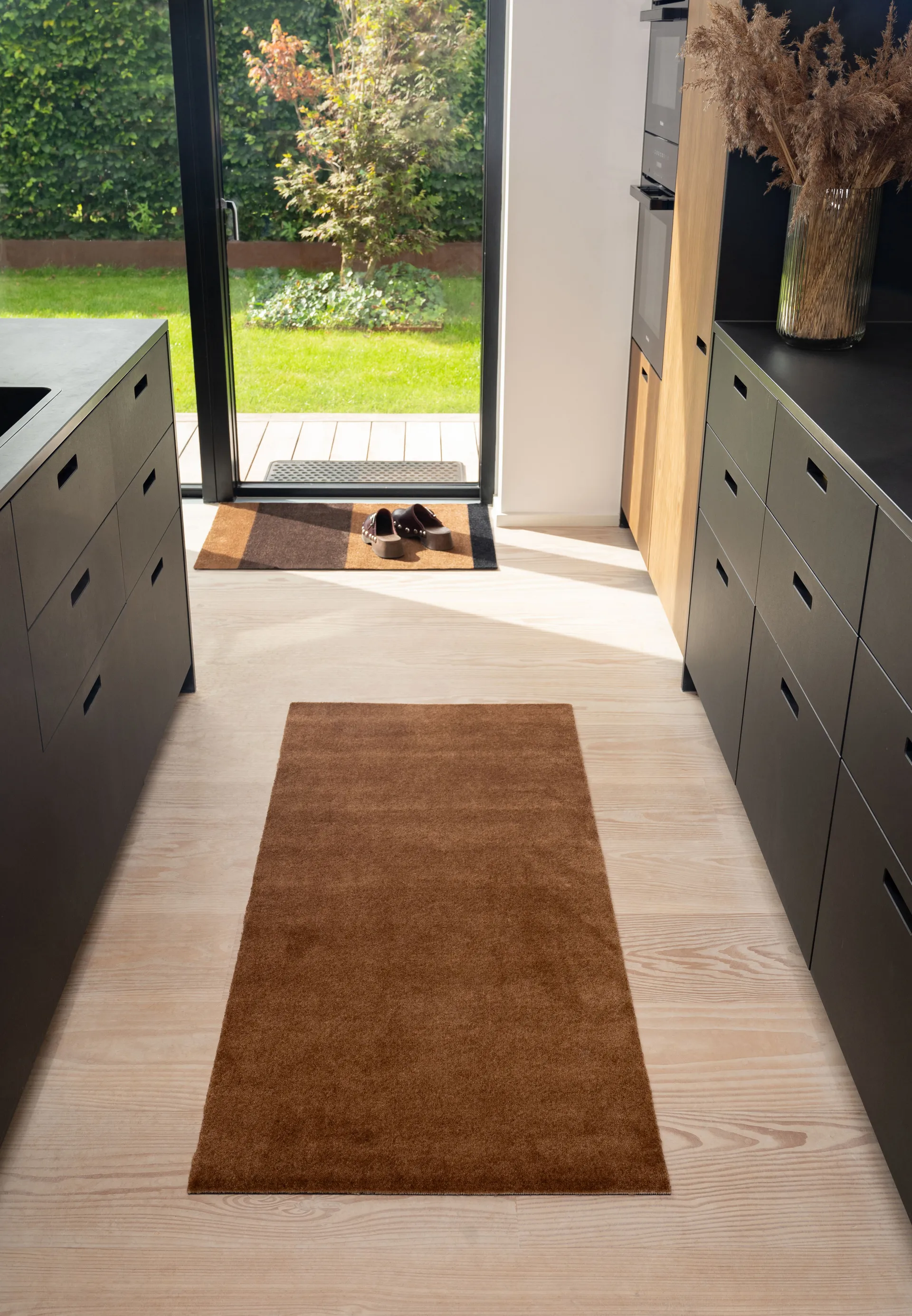 Tapis de couloir Unicolor, Cognac, 90x200 cm tica copenhagen