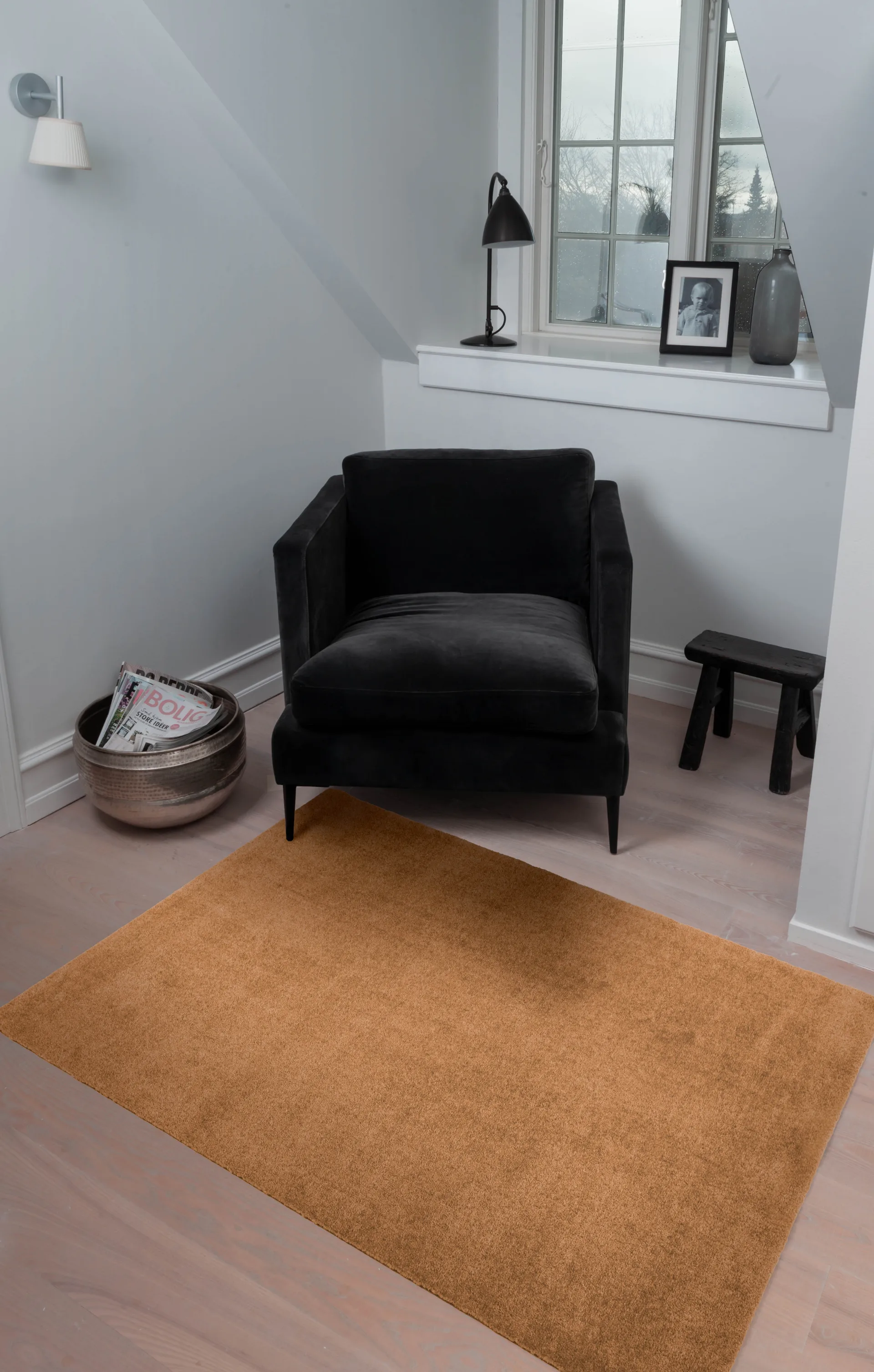 Tapis de couloir Unicolor, Dijon, 90x130 cm tica copenhagen