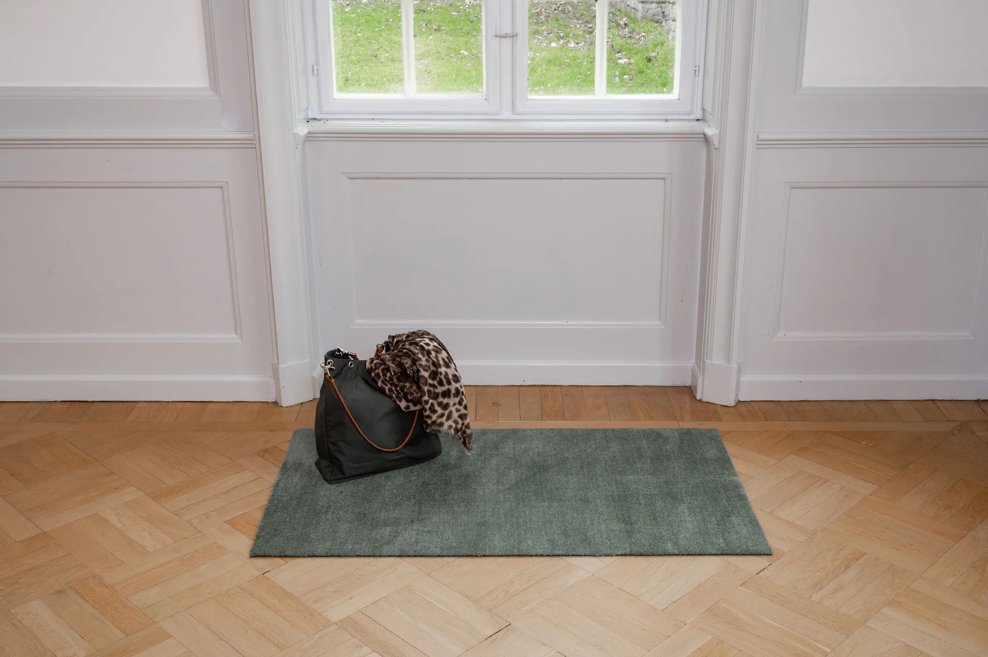 Tapis de couloir Unicolor, Dusty green, 67x120 cm tica copenhagen