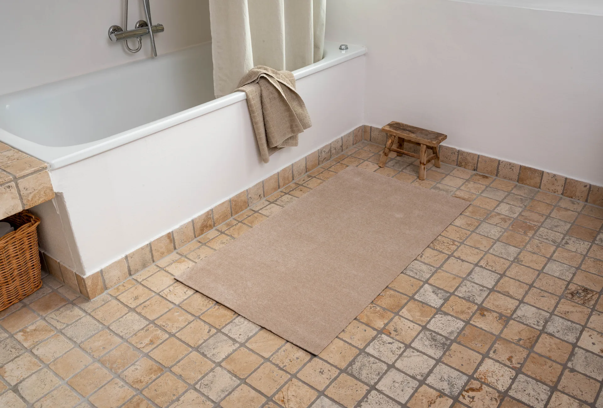 Tapis de couloir Unicolor, Ivory, 67x120 cm tica copenhagen