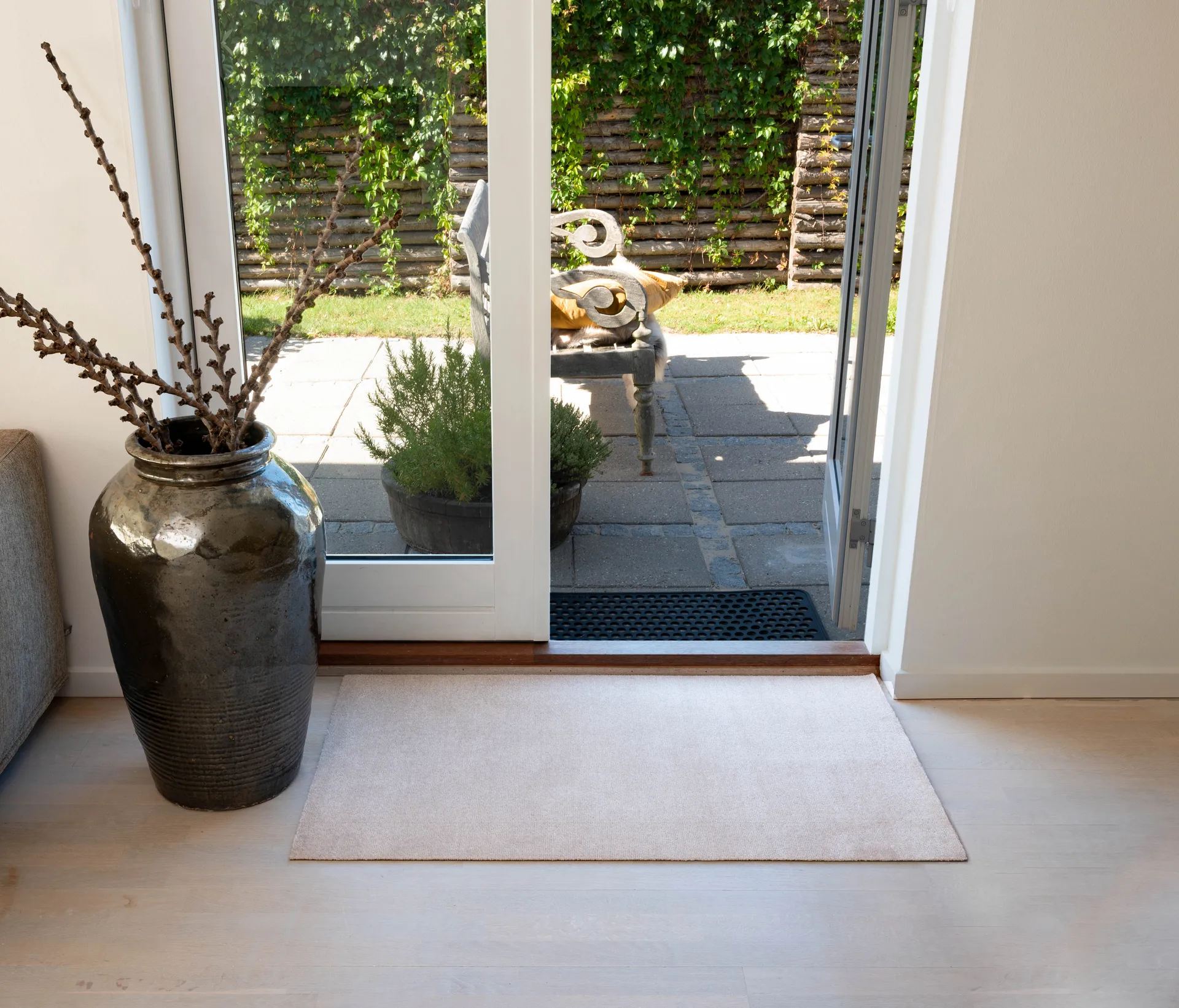 Tapis de couloir Unicolor, Ivory, 67x120 cm tica copenhagen