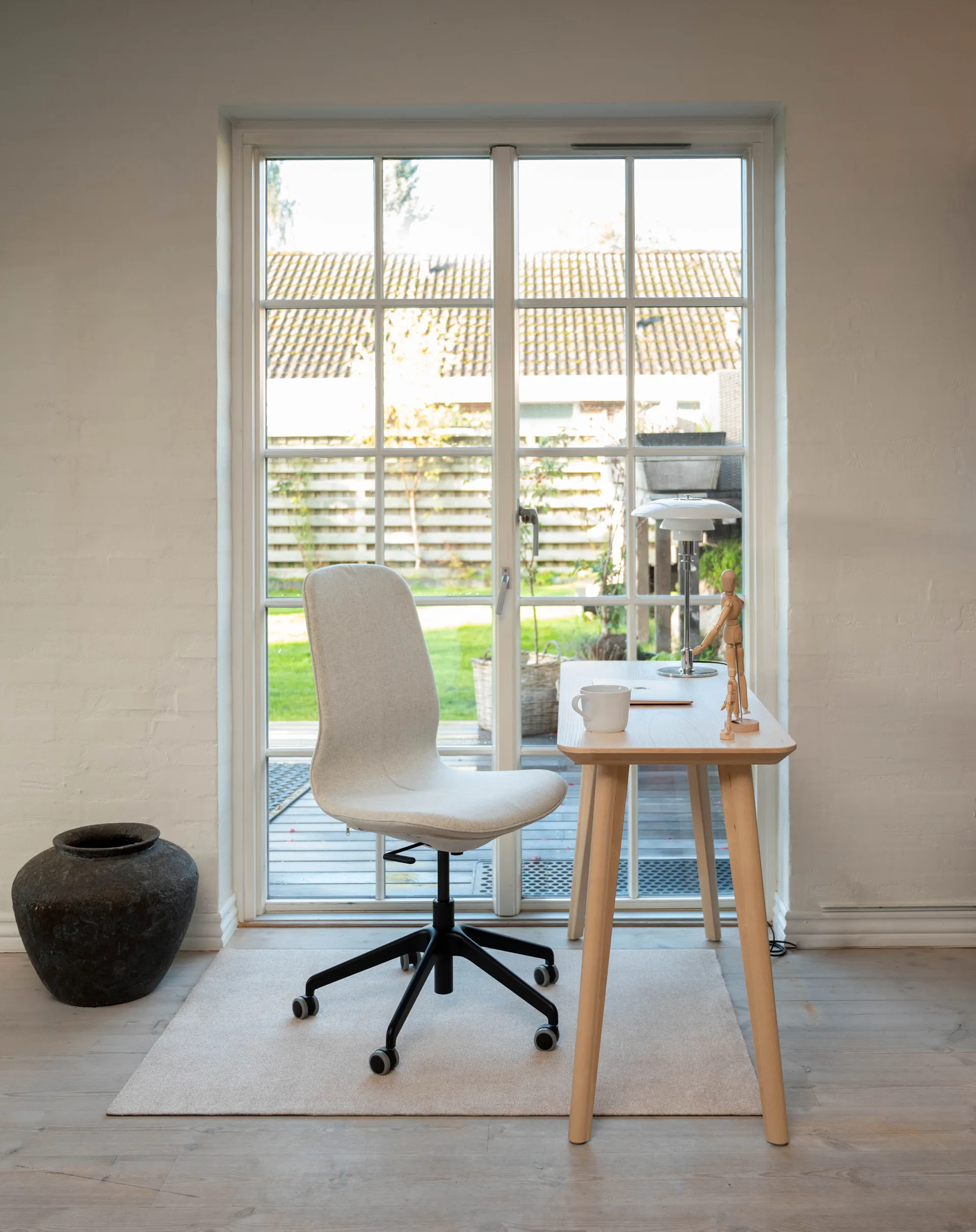 Tapis de couloir Unicolor, Ivory, 90x130 cm tica copenhagen