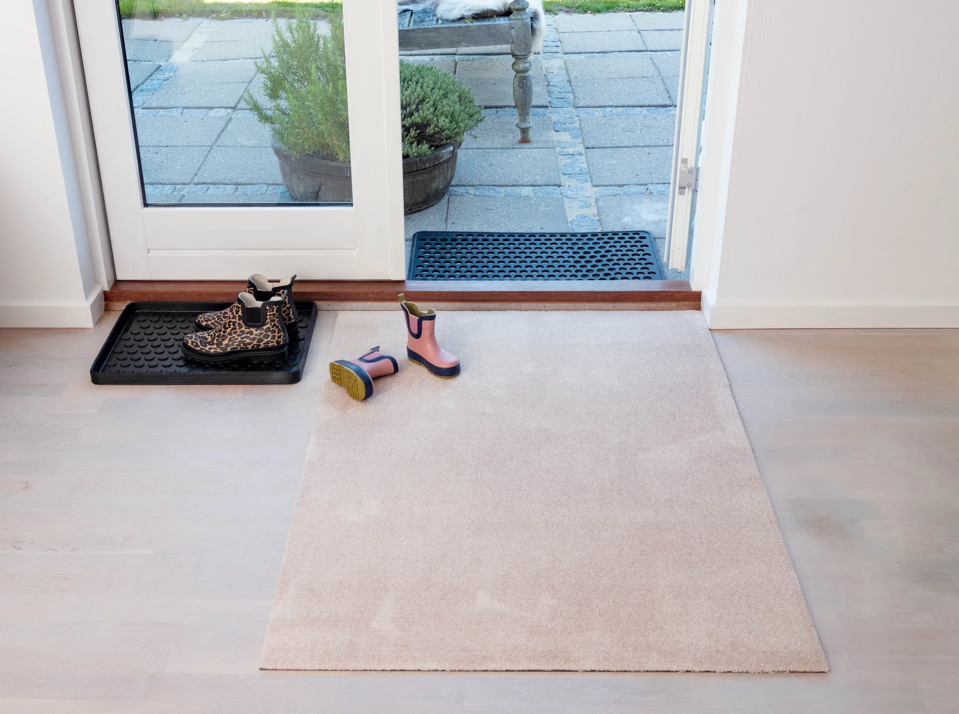 Tapis de couloir Unicolor, Ivory, 90x130 cm tica copenhagen