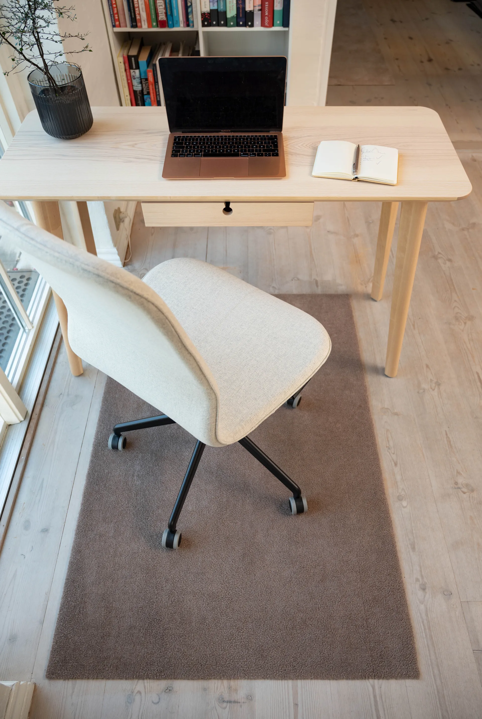 Tapis de couloir Unicolor, Sand, 90x130 cm tica copenhagen