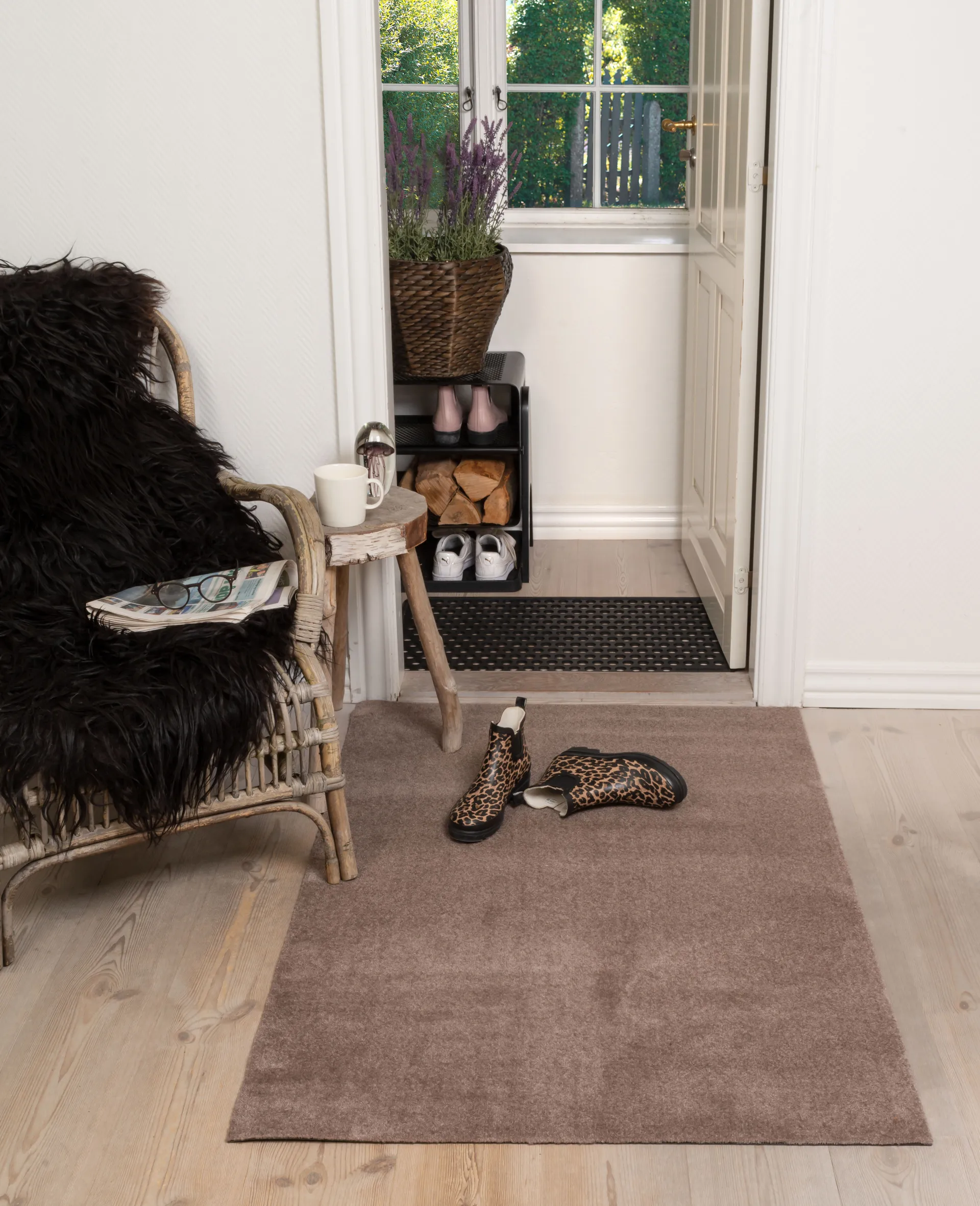 Tapis de couloir Unicolor, Sand, 90x130 cm tica copenhagen