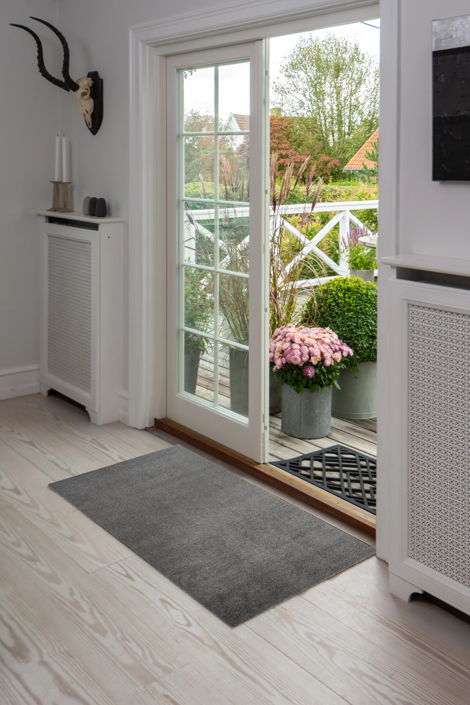 Tapis de couloir Unicolor, Steelgrey, 67x120 cm tica copenhagen