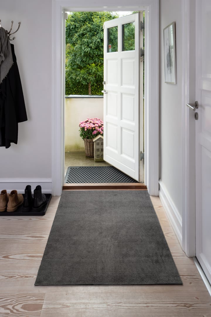Tapis de couloir Unicolor, Steelgrey, 90x130 cm tica copenhagen