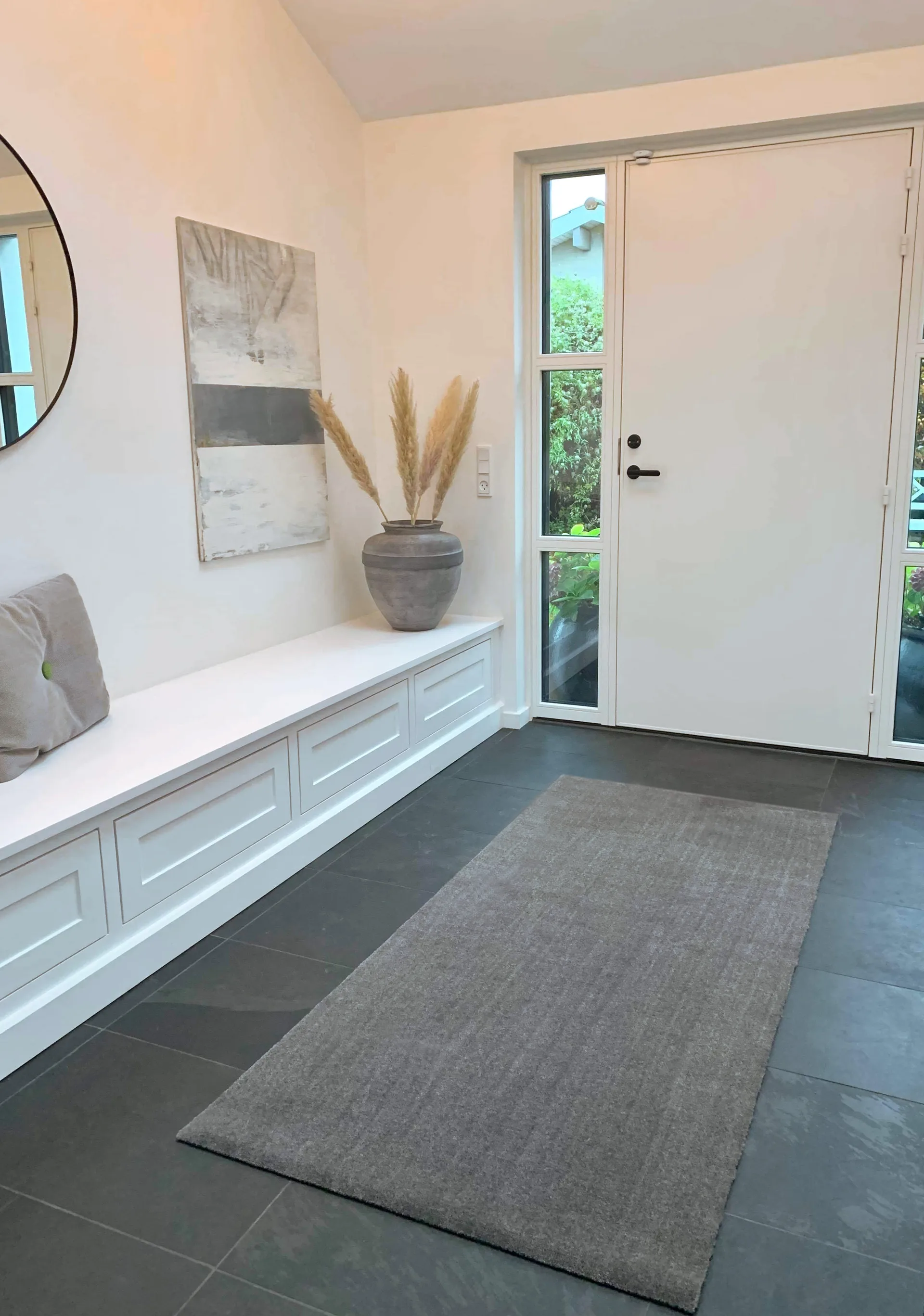 Tapis de couloir Unicolor, Steelgrey, 90x200 cm tica copenhagen