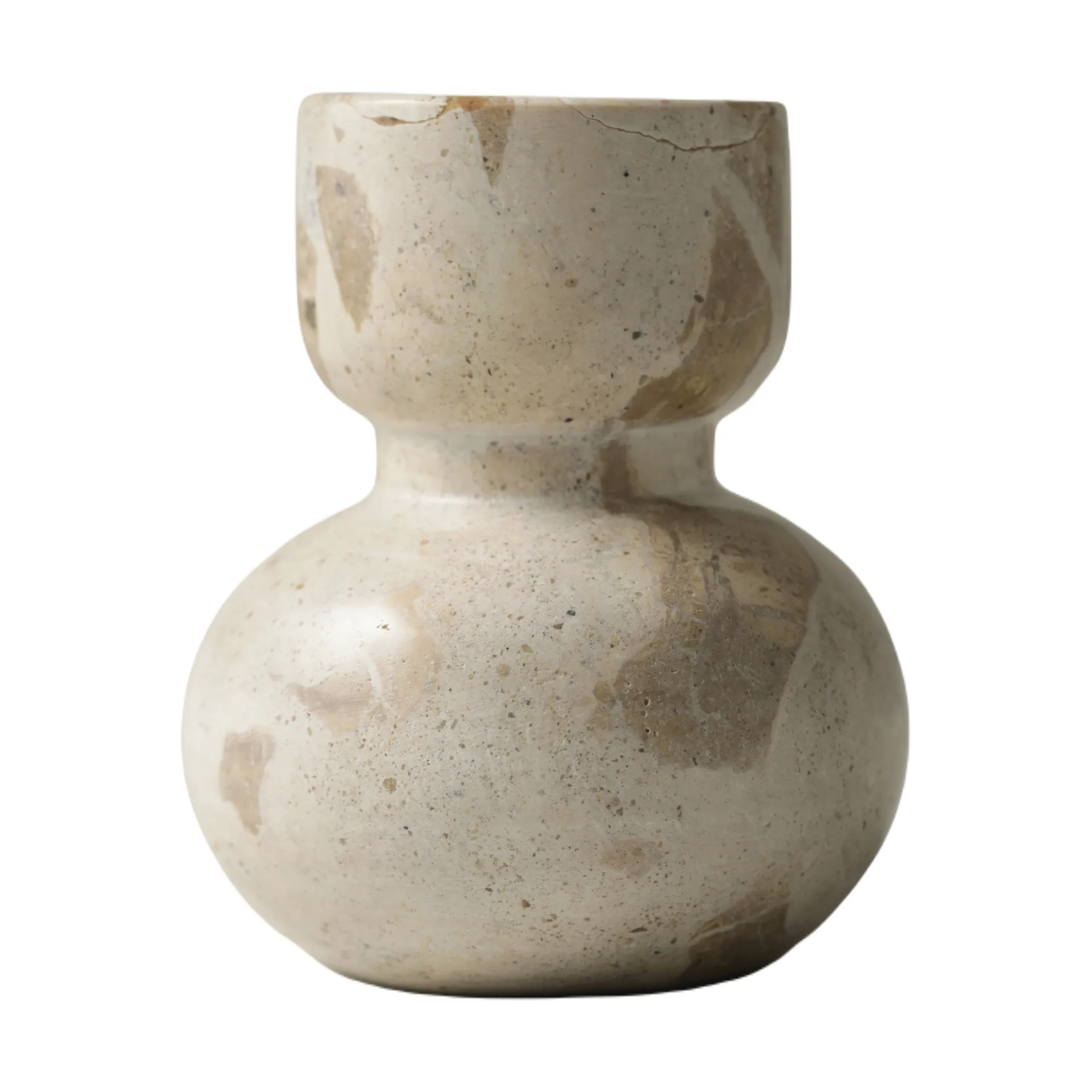 Bougeoir Asker 10 cm, Beige Tinted