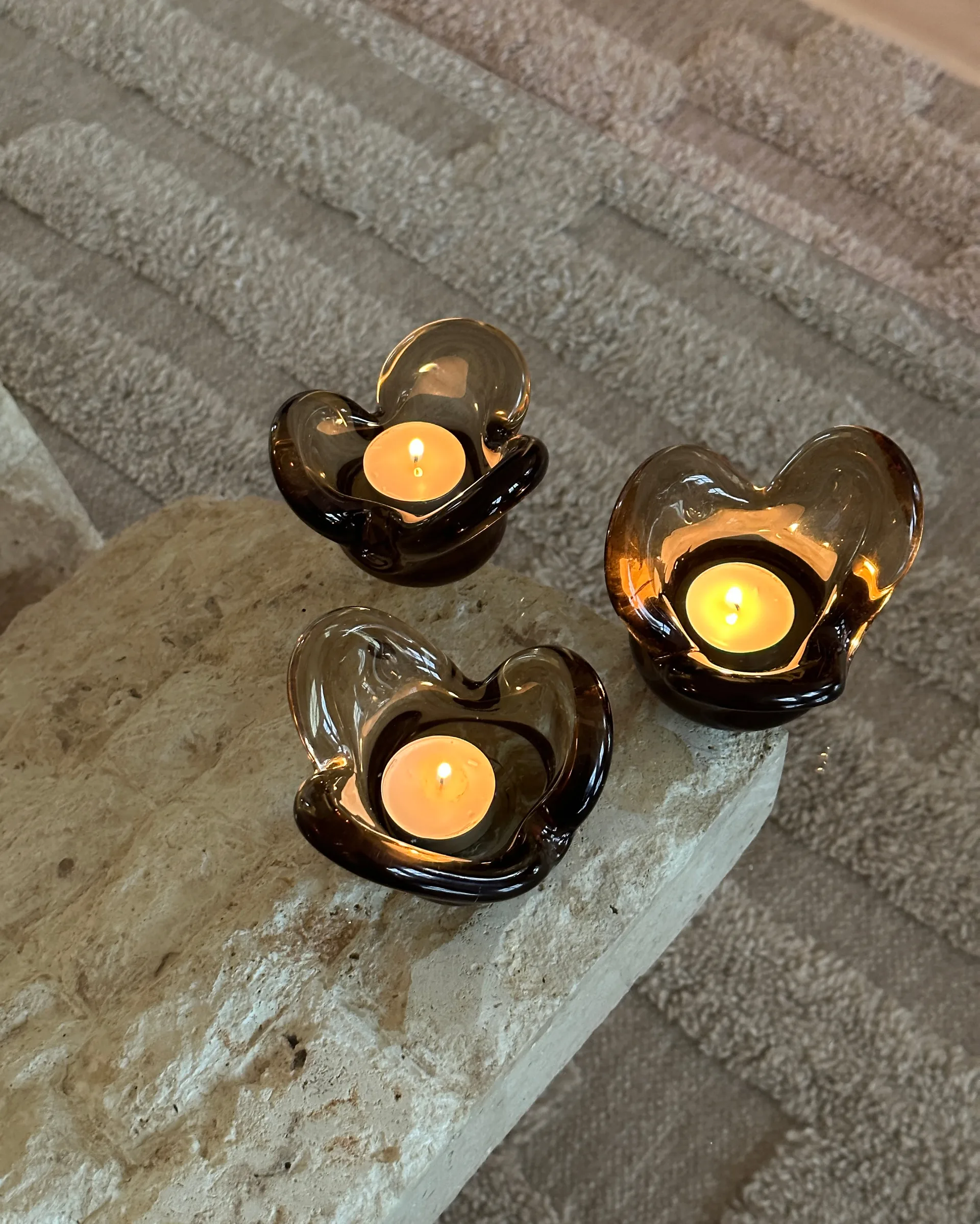 Bougeoir Visser, Brown Tinted