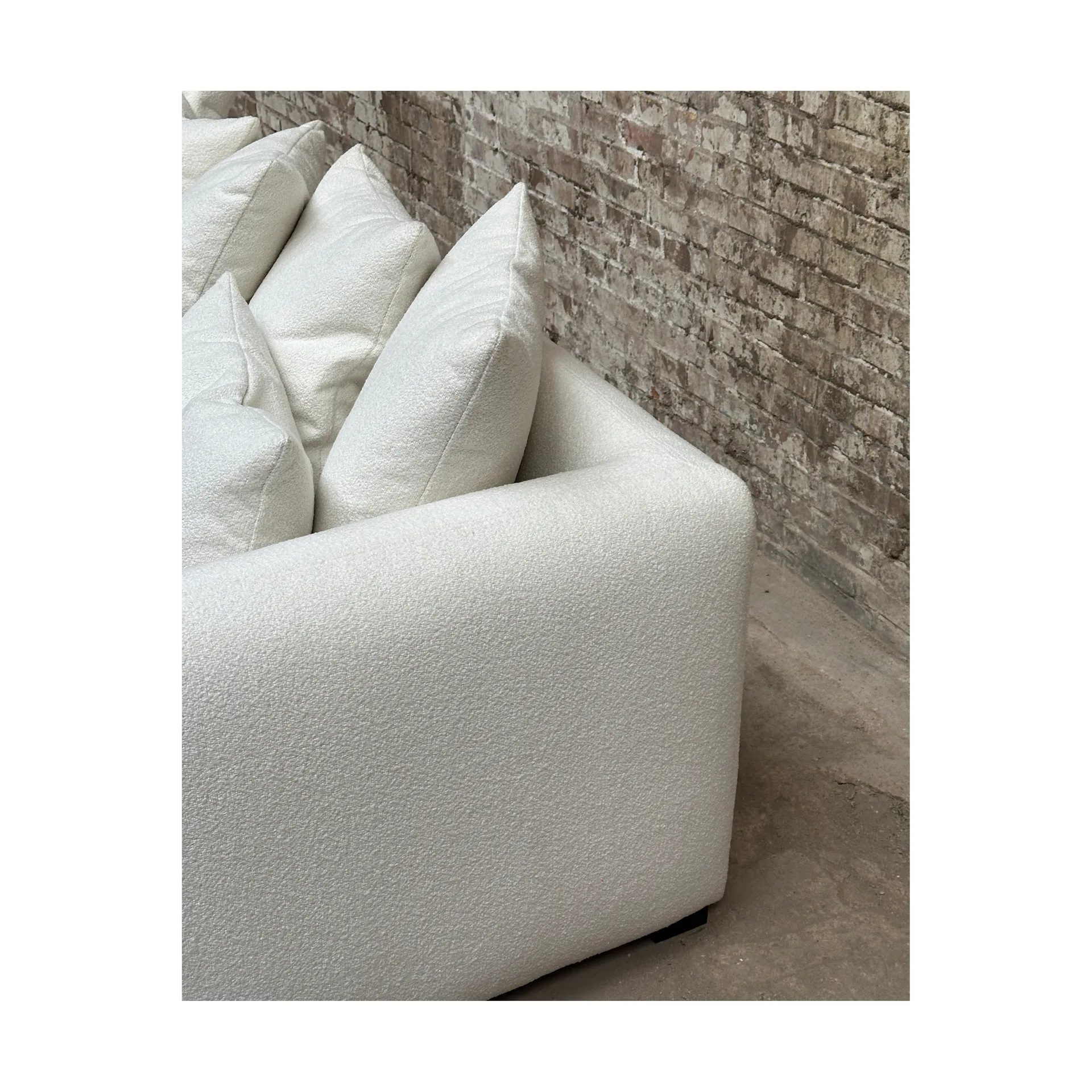 Canapé Cornell, Bouclé off white Tinted